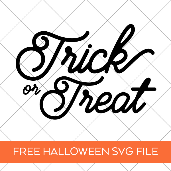 Download a FREE Trick or Treat Halloween SVG File by Pineapple Paper Co.