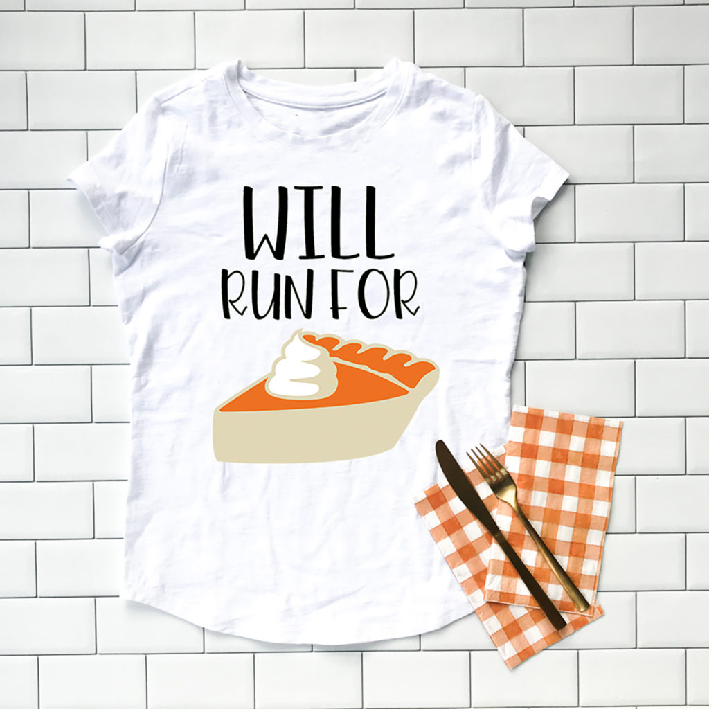 Make DIY Cricut Thanksgiving Shirts with New Thanksgiving Designs in Cricut Design Space by Pineapple Paper Co.