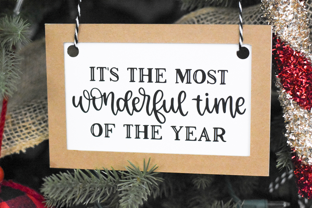 How to Make your Own Christmas Ornaments with the Cricut Maker by Pineapple Paper Co.