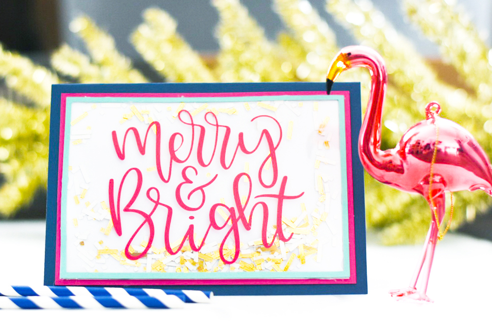 Make Handmade Christmas Cards with your Cricut Maker by Pineapple Paper Co.