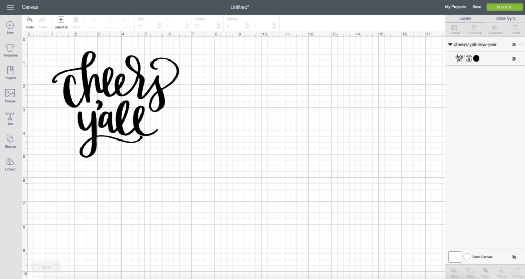 Free Cheers Yall New Years SVG File
