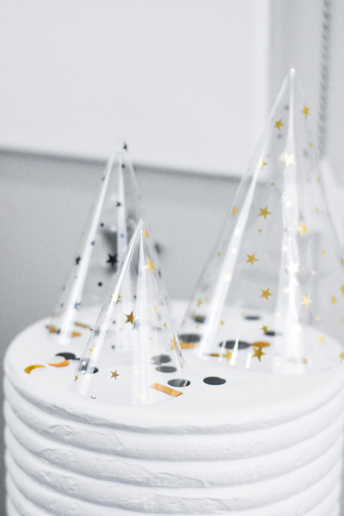 DIY New Year's Eve Party Decorations made with the Cricut Maker by Pineapple Paper Co.