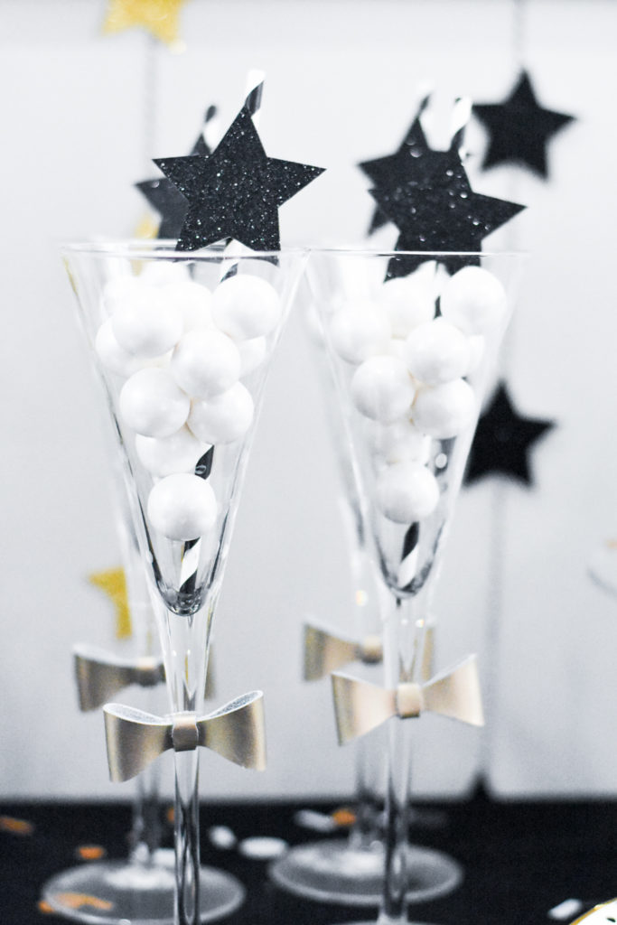 DIY New Year's Eve Party Decorations made with the Cricut Maker by Pineapple Paper Co.