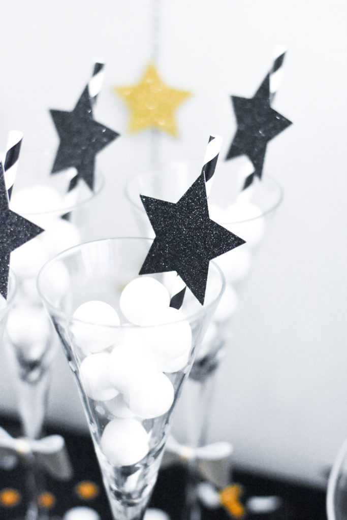 DIY New Year's Eve Party Decorations made with the Cricut Maker by Pineapple Paper Co.