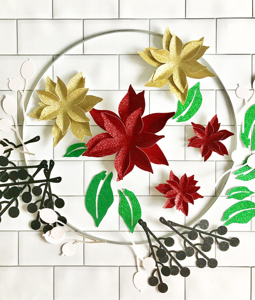 DIY Holiday Party Decorations and DIY Holiday Party Supplies with Martha Stewart, Cricut, and Michaels by Pineapple Paper Co.