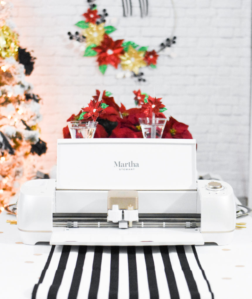 DIY Holiday Party Decorations and DIY Holiday Party Supplies with Martha Stewart, Cricut, and Michaels by Pineapple Paper Co.