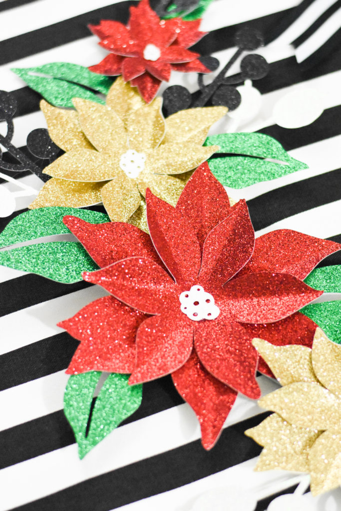 DIY Holiday Party Decorations and DIY Holiday Party Supplies with Martha Stewart, Cricut, and Michaels by Pineapple Paper Co.