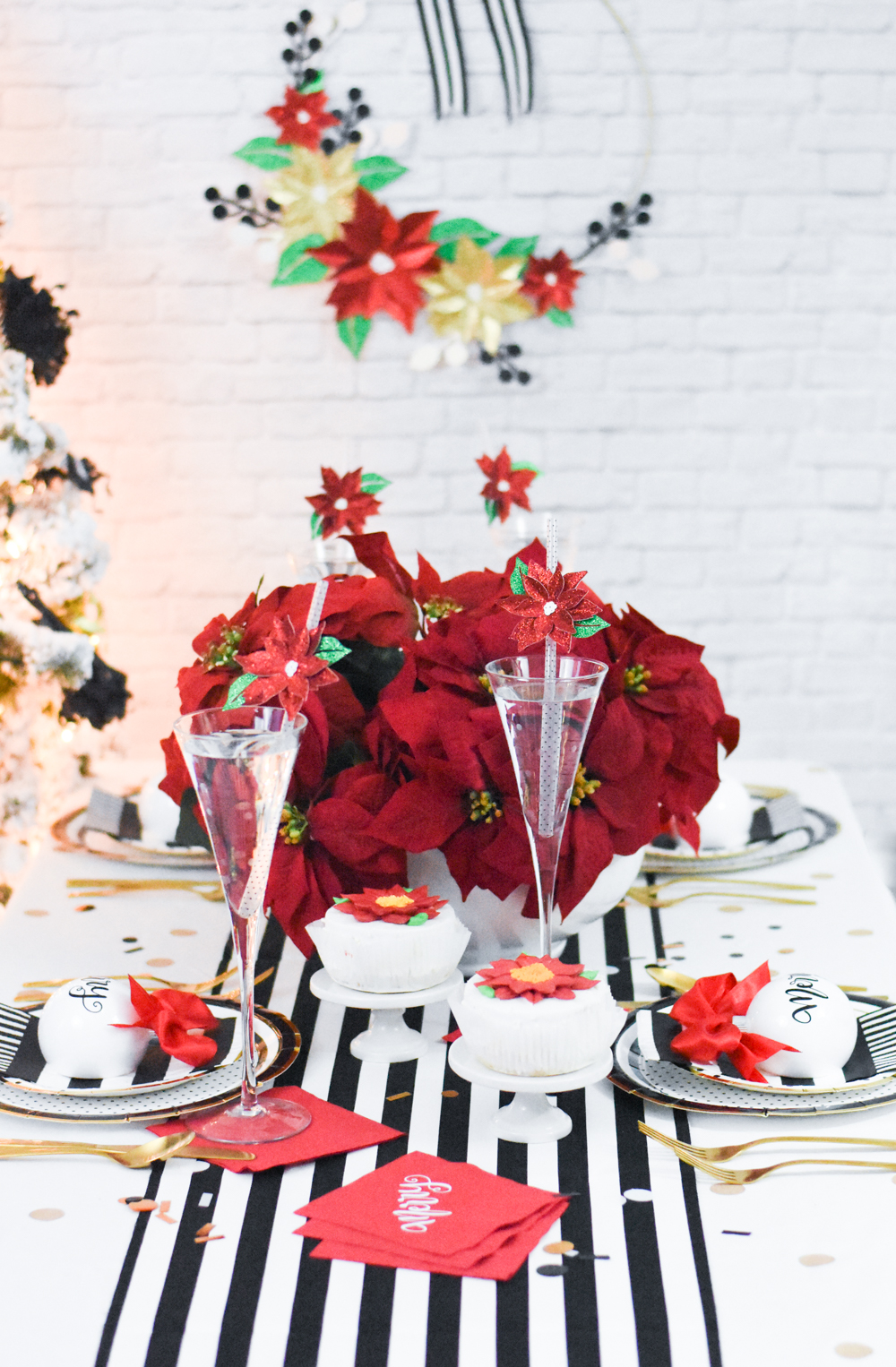 How to Make your Own Holiday Party Decor with Cricut, Martha Stewart, and Michaels