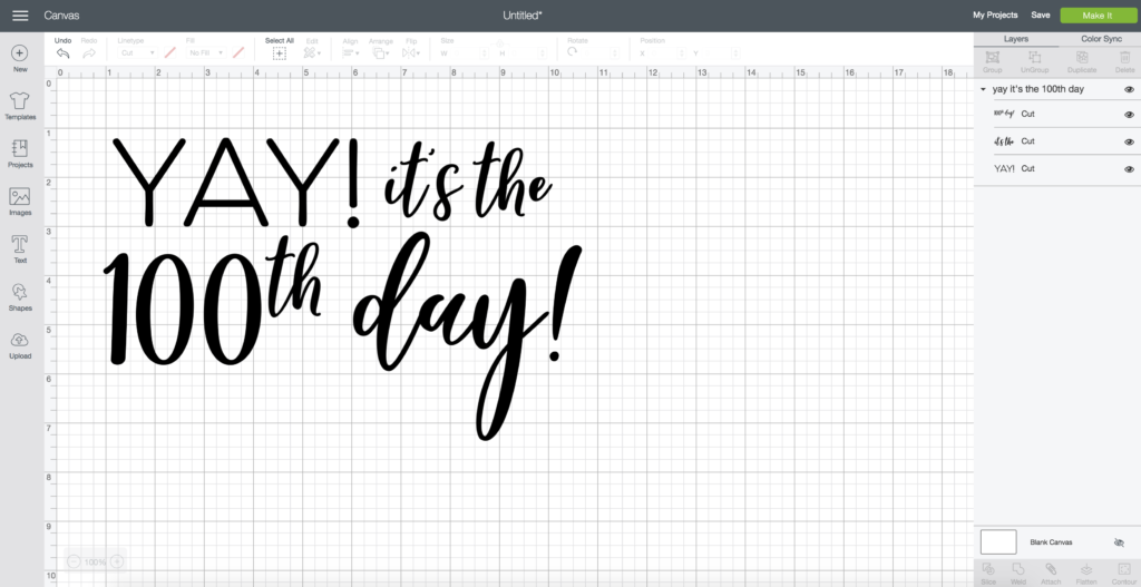 Make a 100th Day of School Shirt with a FREE SVG!