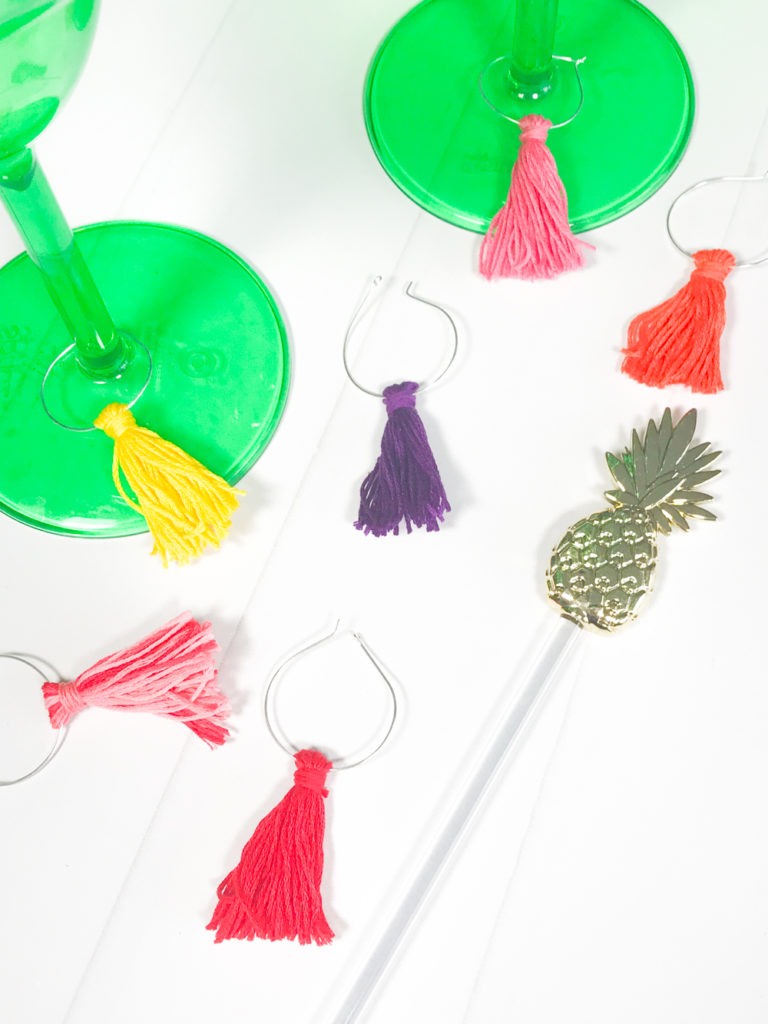 Make Easy DIY Tassel Charms by Pineapple Paper Co.