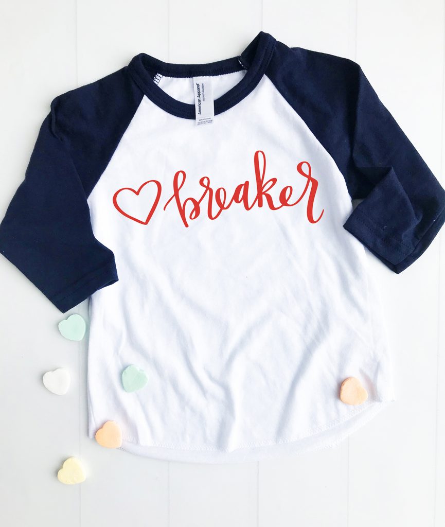 Download a FREE Hand Lettered Heartbreaker Valentine's Day SVG File by Pineapple Paper Co.