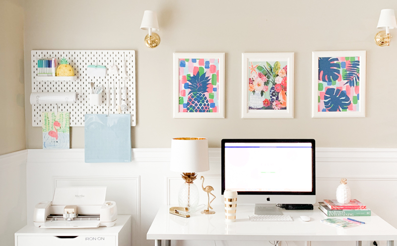 Craft Room Organization Ideas and the Pineapple Paper Co. Craft Room