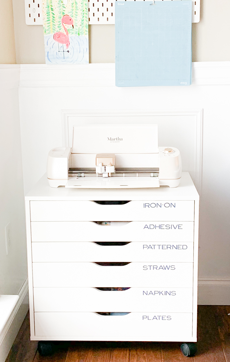 Martha Stewart Cricut on Craft Room Drawer Ikea Hack - Cricut Craft Room Organization Ideas, Tips, and Tricks by Pineapple Paper Co.
