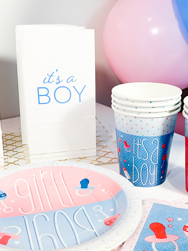 Gender Reveal Party Ideas by Pineapple Paper Co.