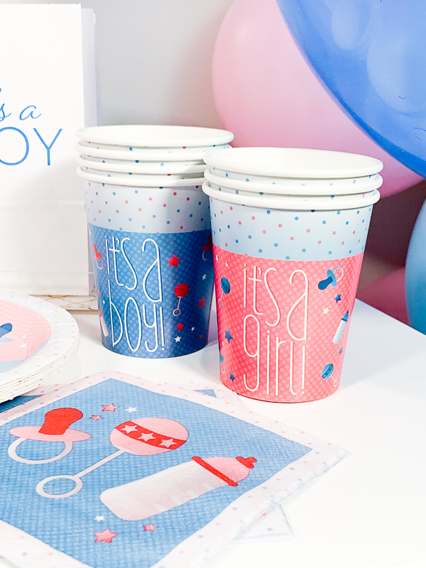 Gender Reveal Party Ideas by Pineapple Paper Co.