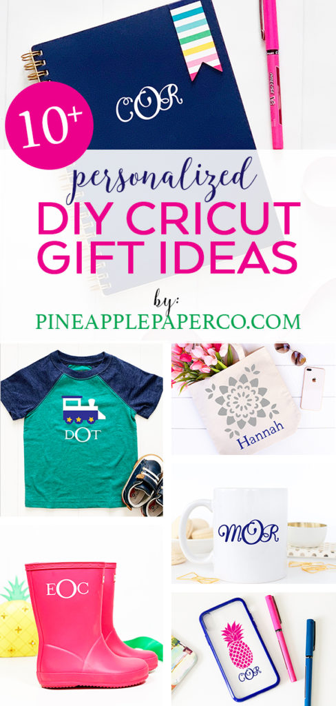 Easy Personalized DIY Gifts with Cricut, Martha Stewart, and Michaels by Pineapple Paper Co.