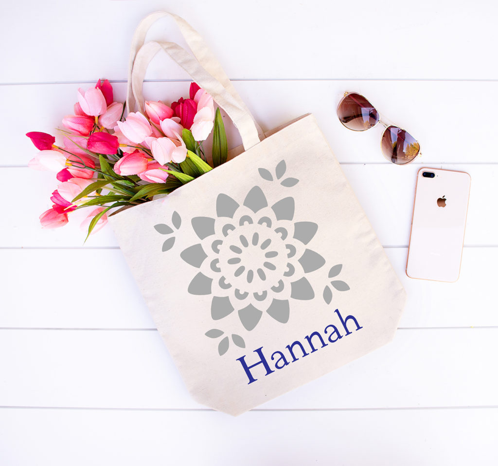 Personalized Tote Bag Cricut Vinyl