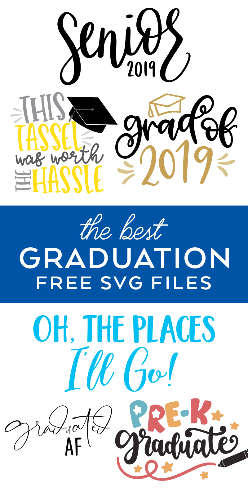 Free Graduation SVG Files for Cricut and Silhouette by Pineapple Paper Co.