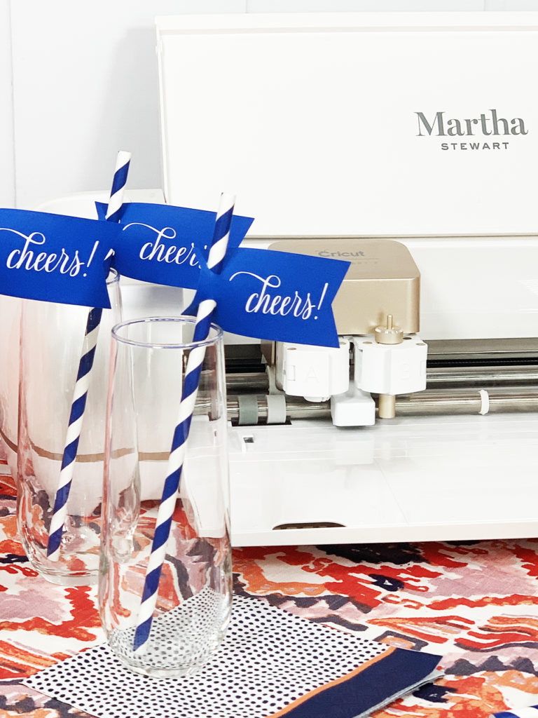 DIY Mimosa Bar with Simple Ingredients and How to Make Mimosa Bar Decorations with your Cricut by Pineapple Paper Co.