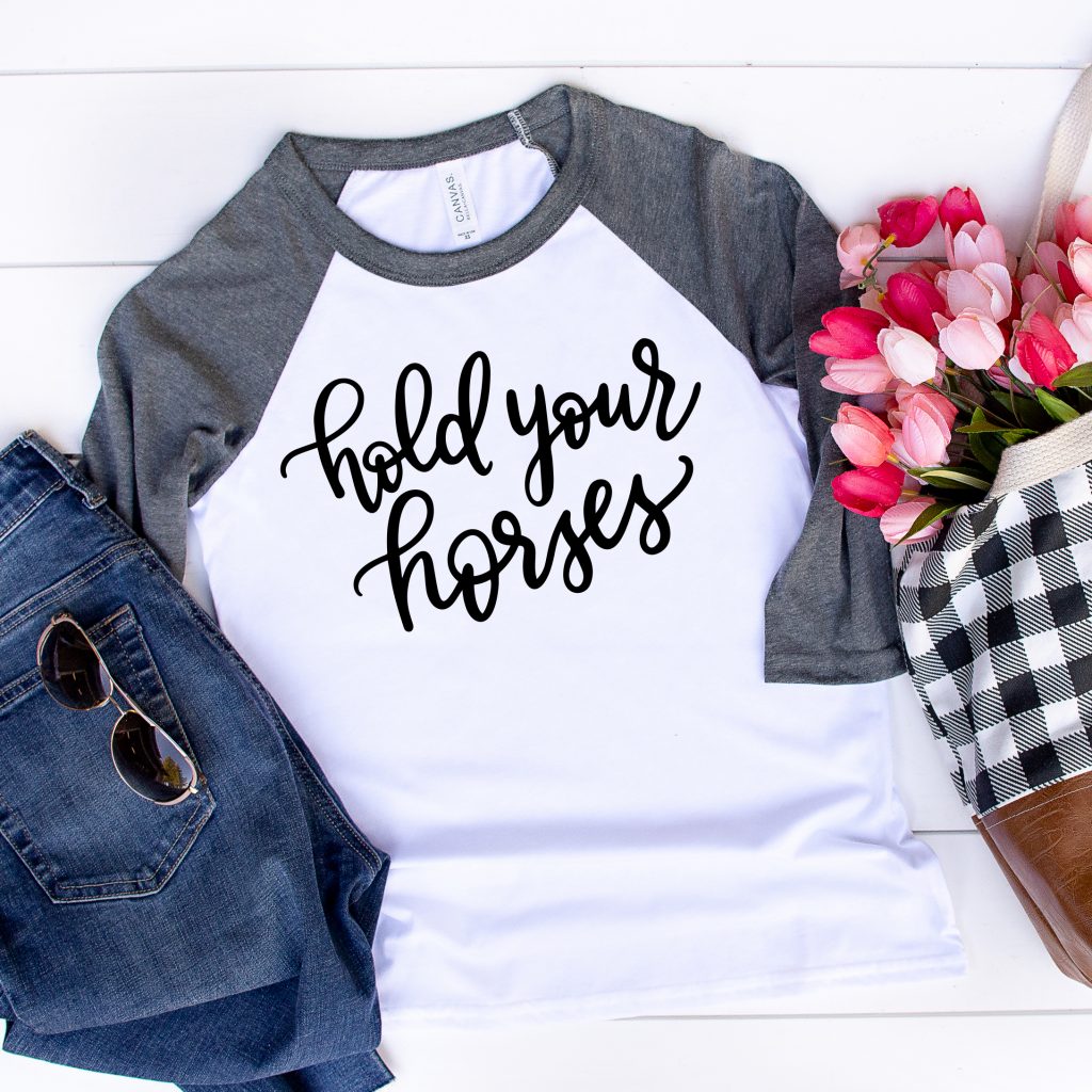 Free Kentucky Derby SVG Hold Your Horses by Pineapple Paper Co.