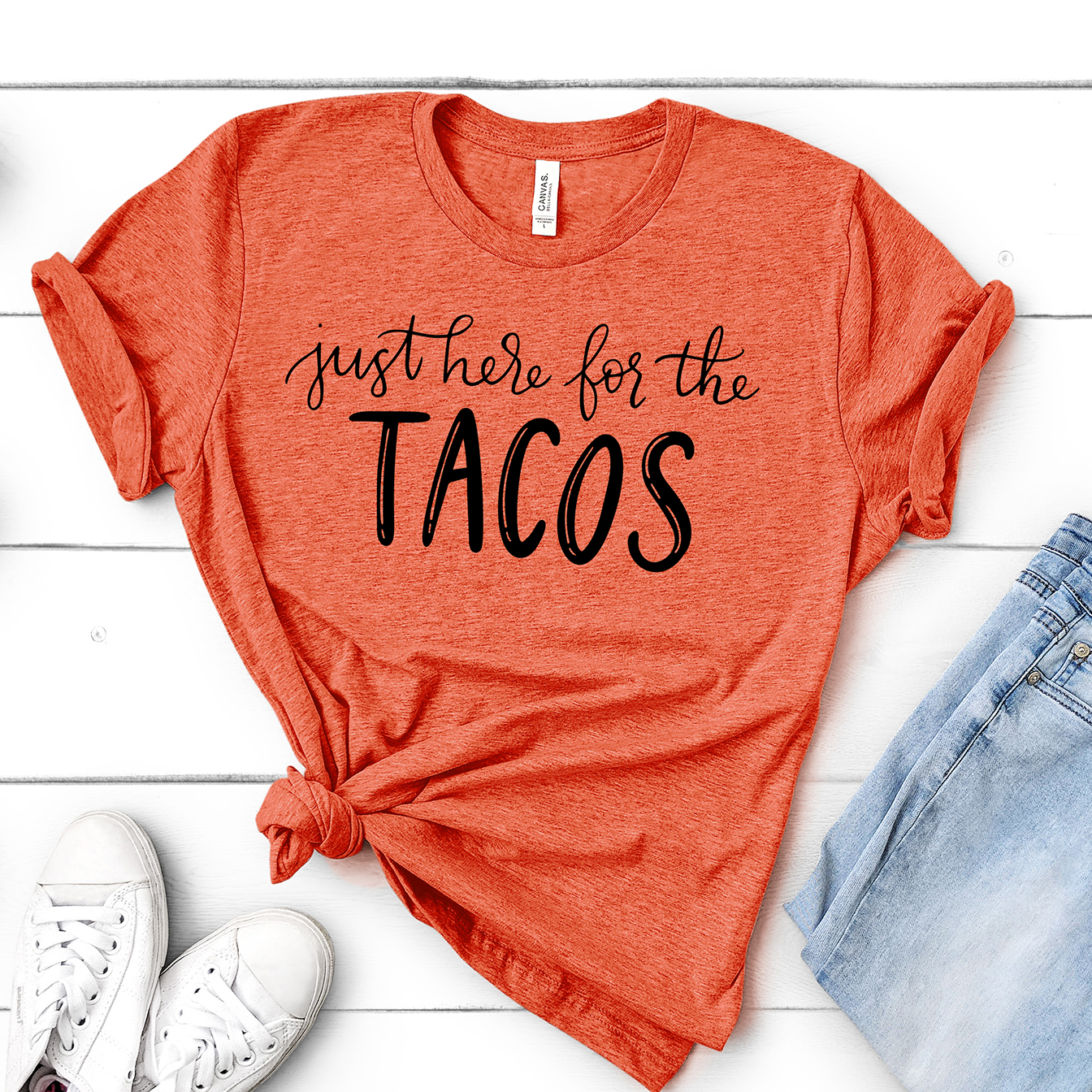Just Here for the Tacos - Cinco de Mayo SVG File by Pineapple Paper Co.