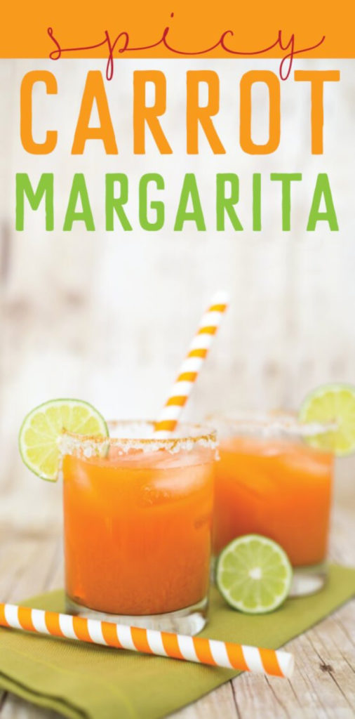 Zesty Carrot Margarita for Cinco de Mayo and Summer Parties