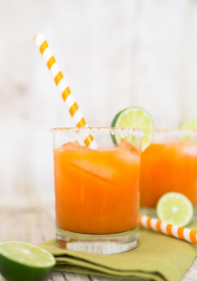 Zesty Carrot Margarita for Cinco de Mayo and Summer Parties