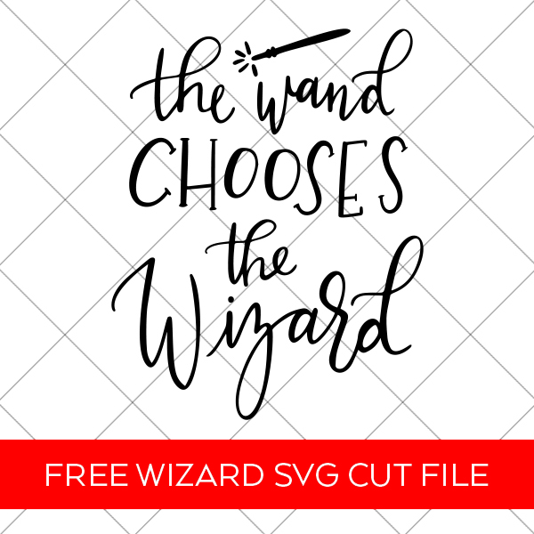 Free Harry Potter Wand SVG for Cricut and Silhouette DIY Family Vacation Shirts by Pineapple Paper Co.
