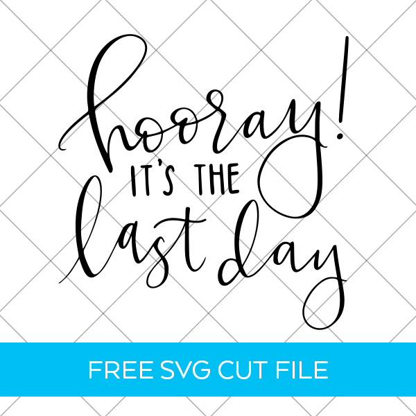 Make a Last Day of School Teacher Shirt with a Free SVG Cut File by Pineapple Paper Co.
