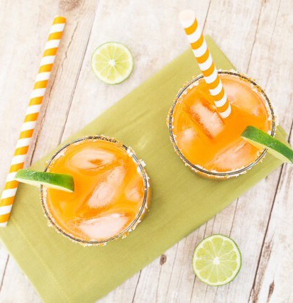 Zesty Carrot Margarita for Cinco de Mayo and Summer Parties