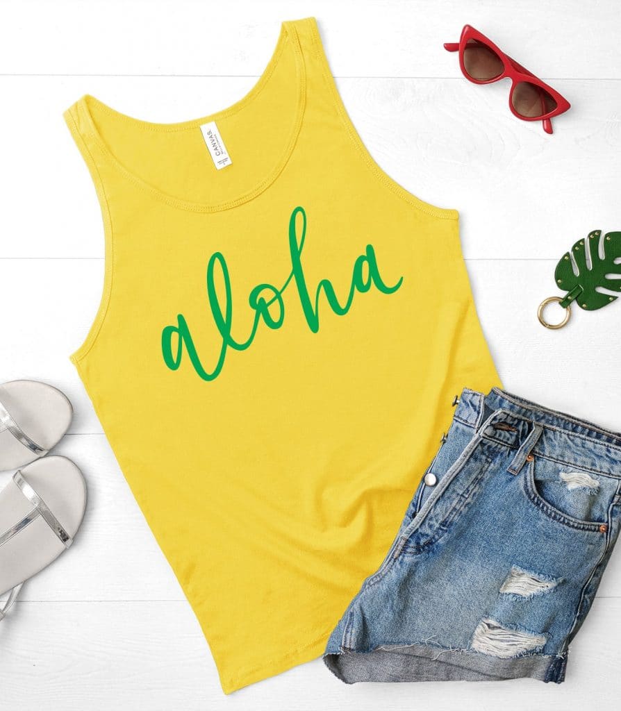Free Aloha SVG for Beach Shirts, Signs, and Summer Crafts by Pineapple Paper Co.