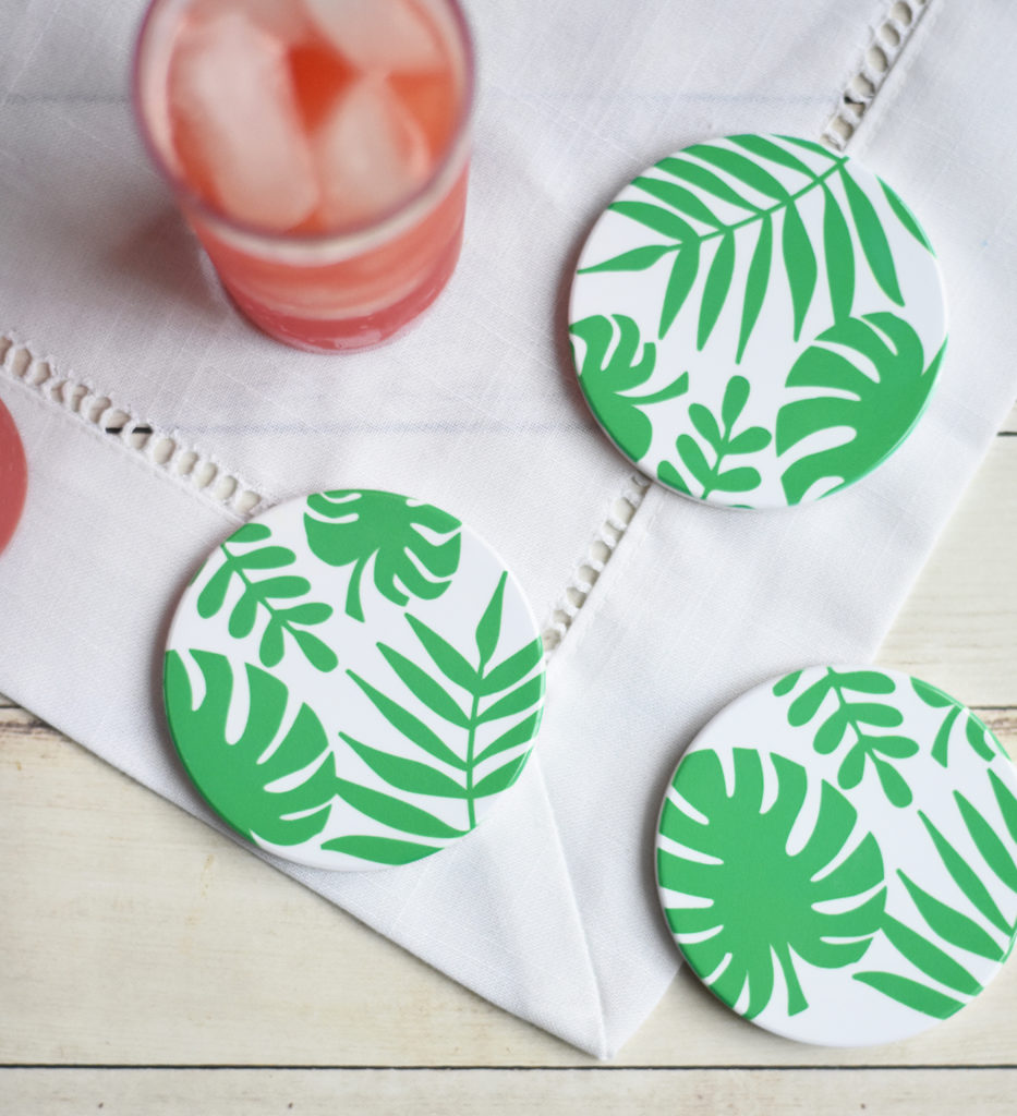 Cricut Infusible Ink Ceramic Coasters by Pineapple Paper Co.