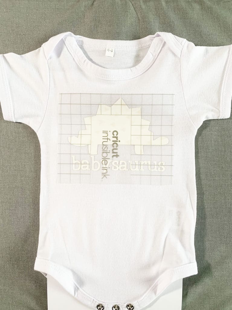 How to Make a Baby Onesie with Cricut Infusible Ink