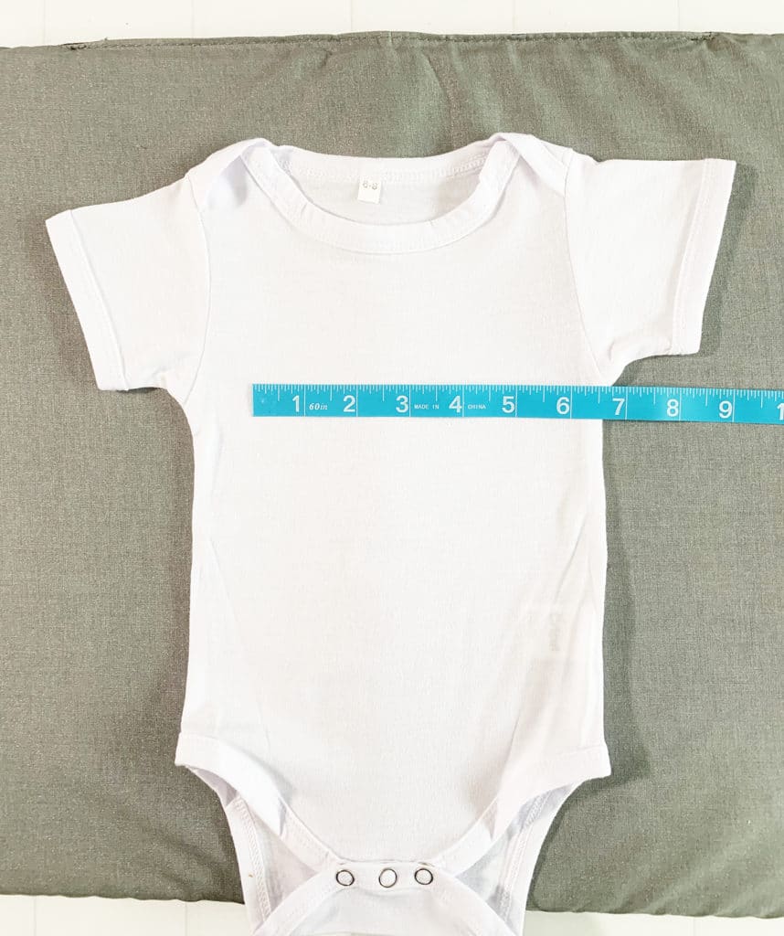 How to Make a Baby Onesie with Cricut Infusible Ink