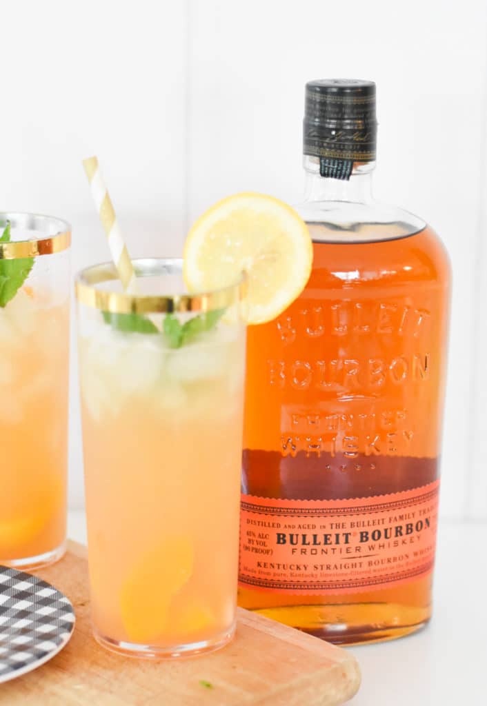 Bourbon Peach Lemonade Recipe by Pineapple Paper Co.