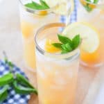 Bourbon Peach Lemonade Recipe by Pineapple Paper Co.