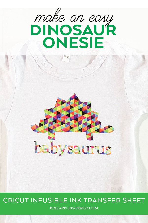 How to Make a Baby Onesie with Cricut Infusible Ink