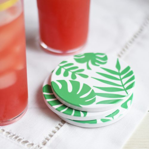Cricut Infusible Ink Ceramic Coasters by Pineapple Paper Co.