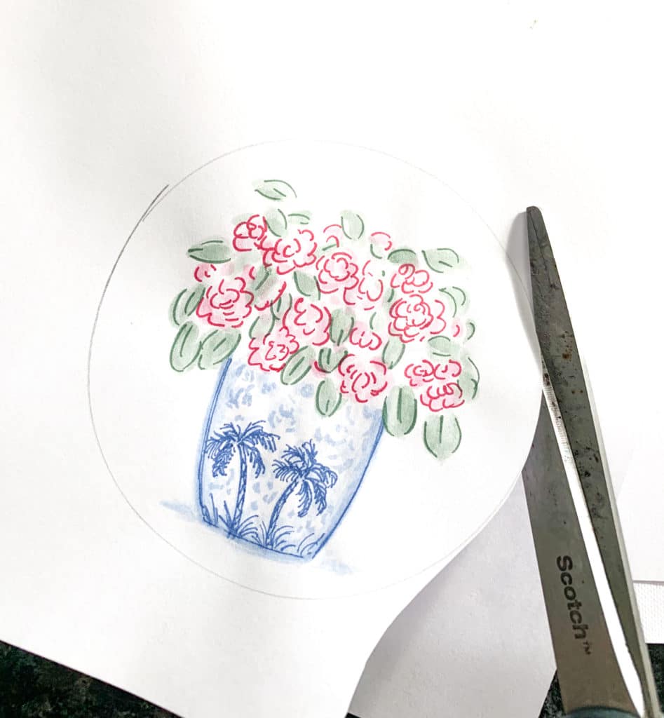 Cricut Infusible Ink DIY Watercolor Ceramic Coasters by Pineapple Paper Co.