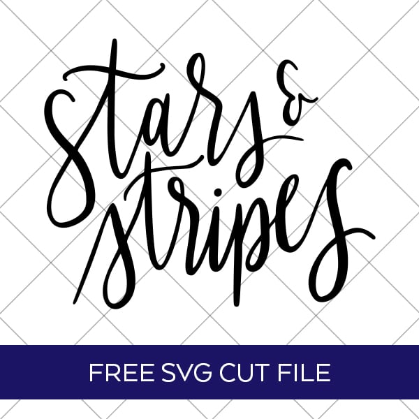 Free Stars and Stripes SVG for Cricut and Silhouette Machines