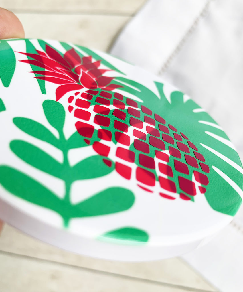 Cricut Infusible Ink Ceramic Coasters by Pineapple Paper Co.