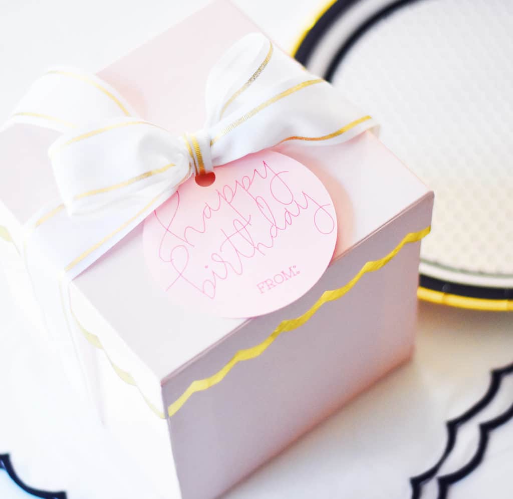 Free Happy Birthday SVG for Cricut and Silhouette Pens or Foil Quill Hand Lettered by Pineapple Paper Co.