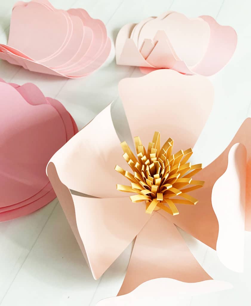 Step by Step Giant Paper Flowers Tutorial by Pineapple Paper Co.