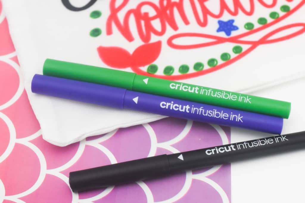 Make DIY Mermaid School Supplies with Cricut Infusible Ink - Mermaid Pencil Case by Pineapple Paper Co.