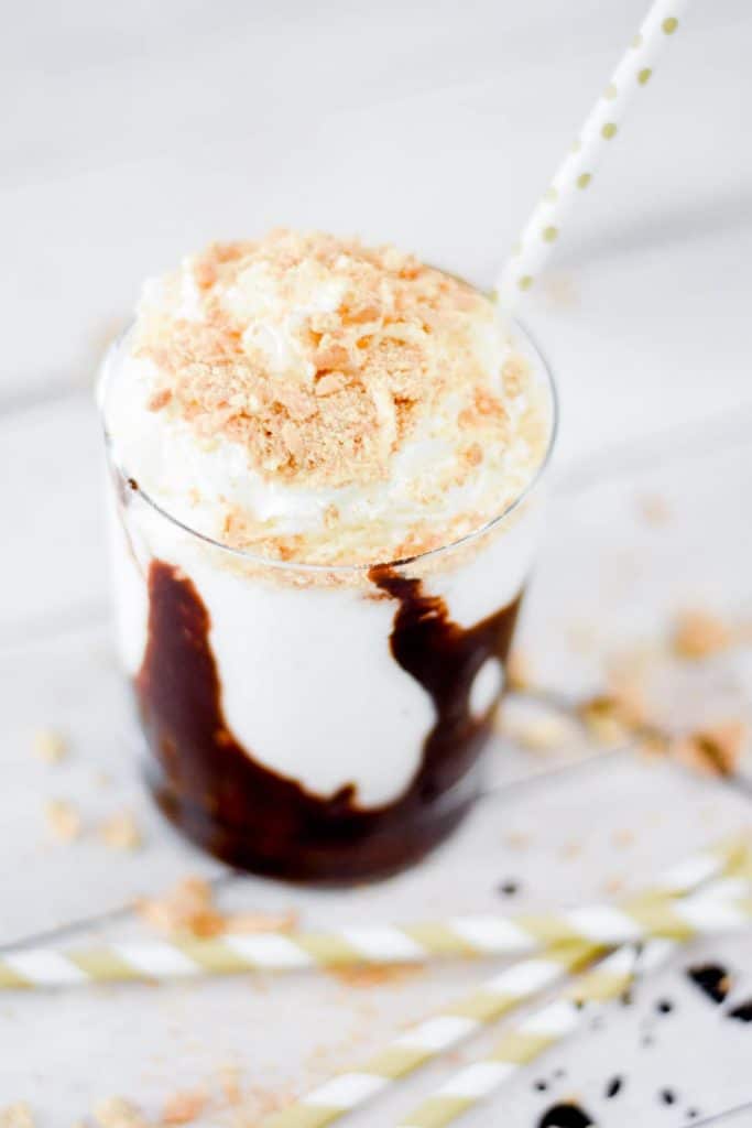 Boozy S'mores Milkshake Recipe with Jackson Morgan Southern Cream by Pineapple Paper Co.