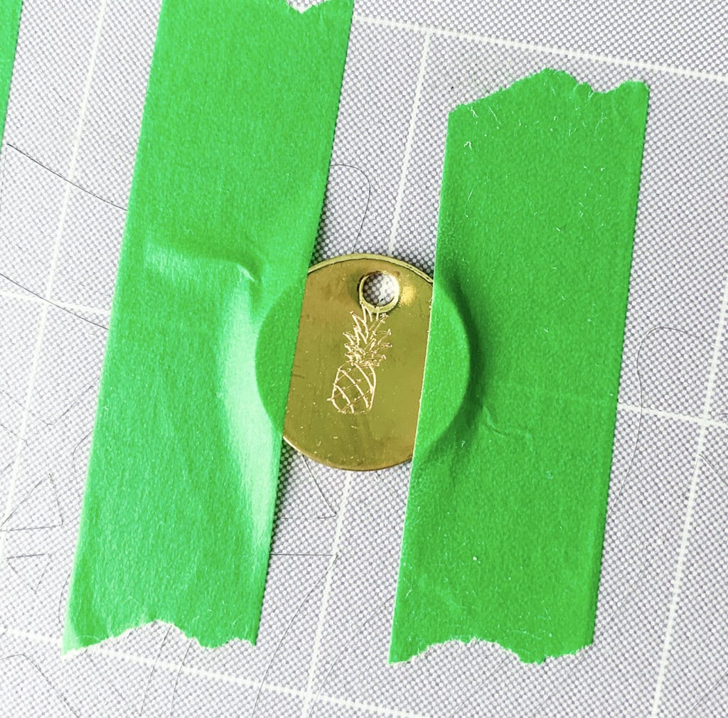 How to Make a Monogram Necklace with the Cricut Engraving Tool by Pineapple Paper Co.