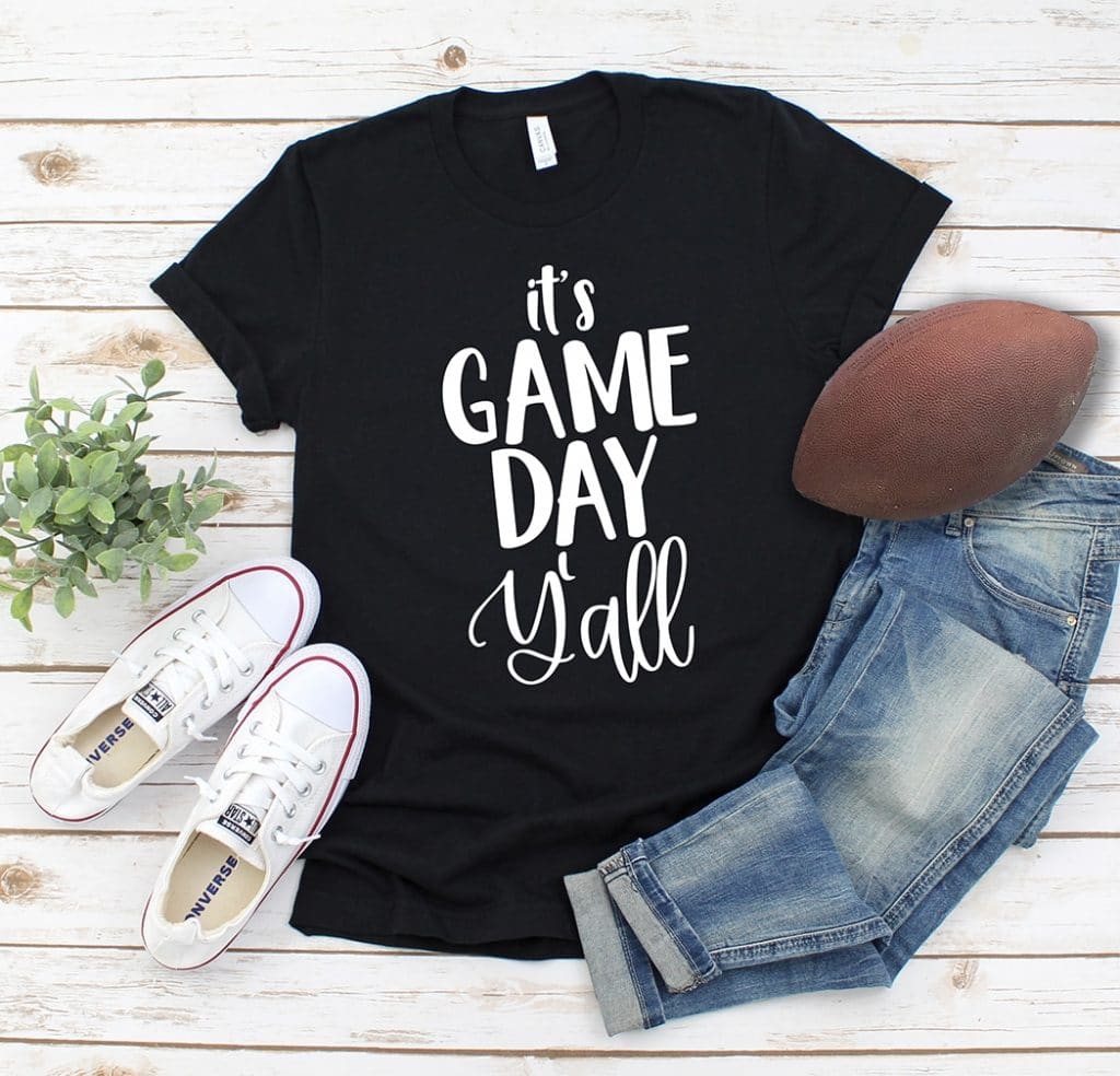 Free It's Game Day Y'all Football SVG Cut File for Cricut & Silhouette Machines by Pineapple Paper Co.