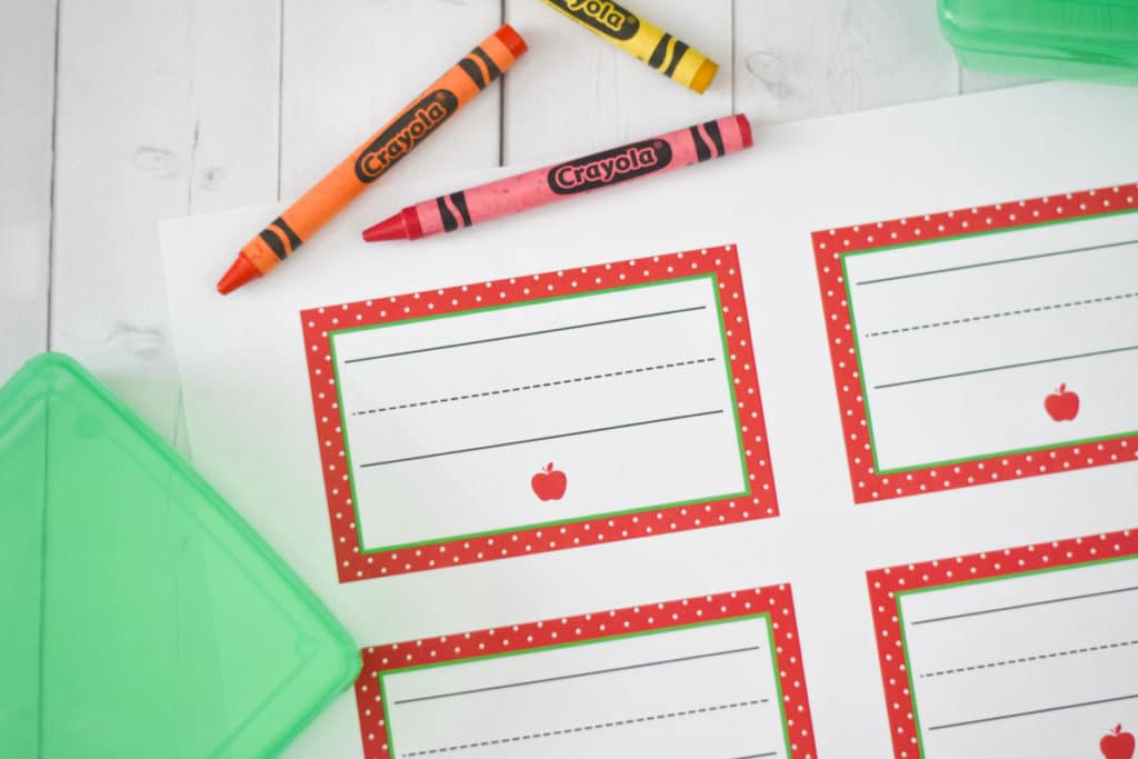 Free Printable School Labels by Pineapple Paper Co.