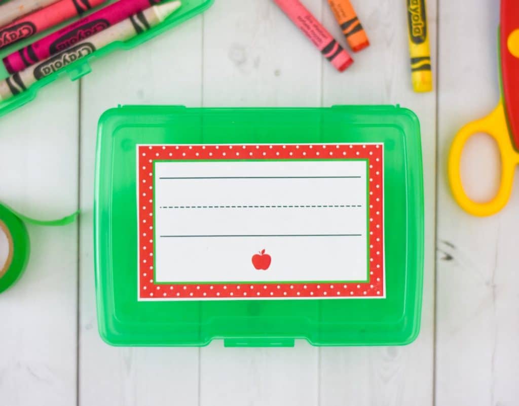 Free Printable School Labels by Pineapple Paper Co.