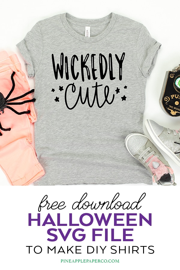 Free Wickedly Cute Halloween SVG by Pineapple Paper Co.
